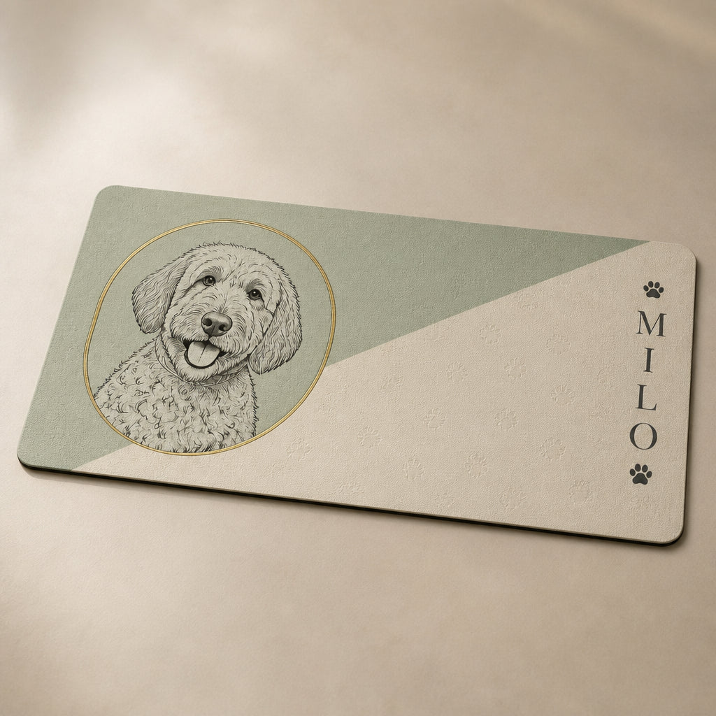 Custom Pet Line-Art Leather Deskmat – Name + Photo Sketch - Personalized Leather Deskmat fe078065-2306-4843-a3d4-cf27b4796320.jpg