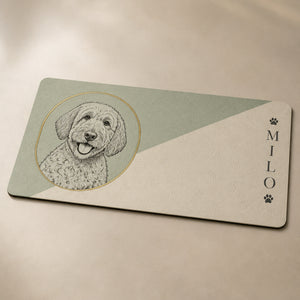 Custom Pet Line-Art Leather Deskmat – Name + Photo Sketch - Personalized Leather Deskmat fe078065-2306-4843-a3d4-cf27b4796320.jpg