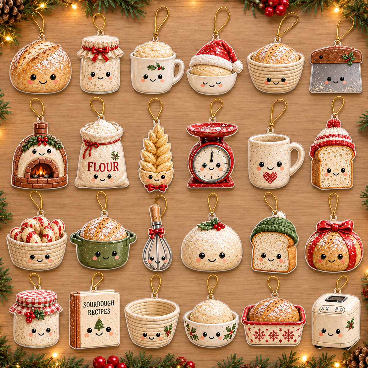 Christmas Sourdough Advent Calendar 2026 - 24-Day Festive Countdown, Acrylic Charms Blind Box - Gift For Baking Lovers fe09fd6a-2847-4ab6-a4c4-0ce39abc0b09-christmas-sourdough-charms.png