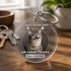 Pet Memorial Photo Keychain – The Moment Your Heart Stopped - Personalized Acrylic Keychain fe11b7d4-194e-42cd-89c3-7cade4347132.png