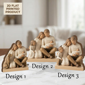 Personalized Family Keepsake 2D FLAT Wooden Block, Mom Dad Gift, Parent Keepsake, Custom Wood Carving, Mother Day Father Day Decor fe2120a6-20f8-4c98-8b2f-58a89025d451-8.jpg