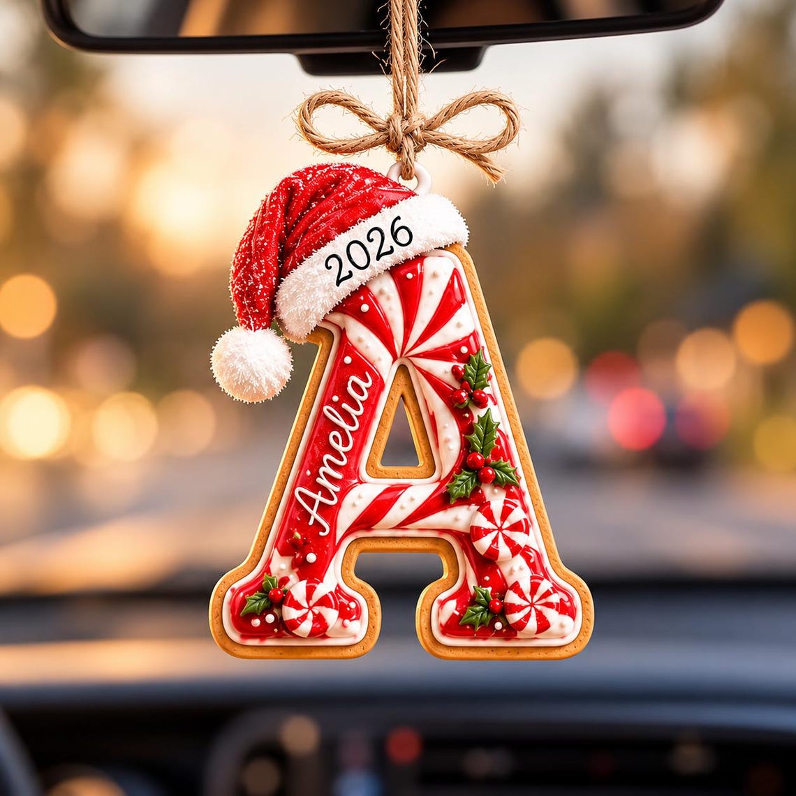 Personalized Peppermint Christmas Ornament, Custom Name Initial Monogram Ornament, Candy Cane Letter Xmas Decor,Kids Christmas Tree Ornament fe47665d-9265-4f2d-be0e-91e0295e65c8-10.jpg