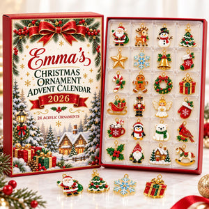 Personalized Christmas Advent Calendar 2026, 24 Acrylic Ornaments, Holiday Countdown Box, Custom Name Xmas Gift for Kids & Family John fe6487b0-d9e0-4bbb-9401-546704366f14-il_1588xN.8577798504_i7fq.jpg