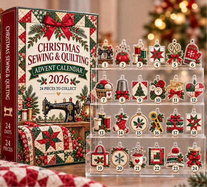 Christmas Sewing and Quilting Advent Calendar 2026, 24 Acrylic Ornament Countdown, Quilter Gift fe75cebc-bc53-4b39-8ff4-d701536b4247-mockup_05.png