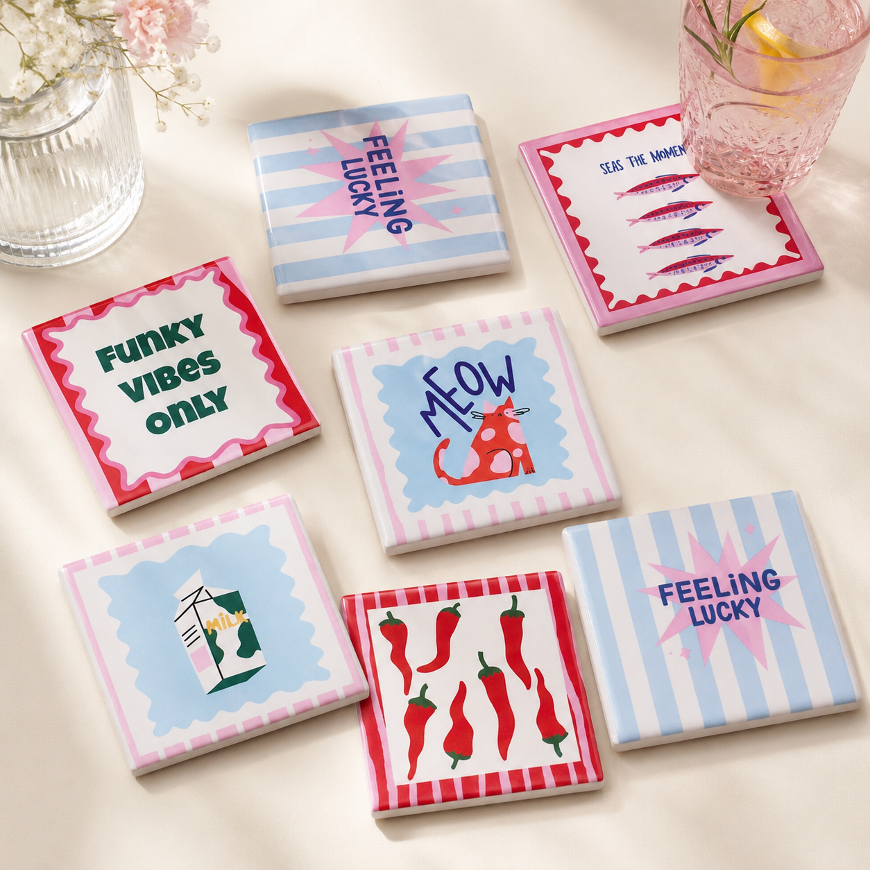 Mix & Match Your Ceramic Coasters, Select Designs, Create a Unique Look for your Home feb0907d-f21d-46b4-8921-c09ac172f8e5-banner-1.png