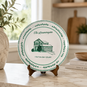Housewarming Gift Custom House Portrait Plate, Personalized New Home Gift, Printed First Home Illustration, Closing Gift for Home Buyer fecc5d24-f8cd-446d-b9a0-43b4cd9f52c9-8e2d89b2-2639-4f60-b101-2bfa2e1df5e1.png