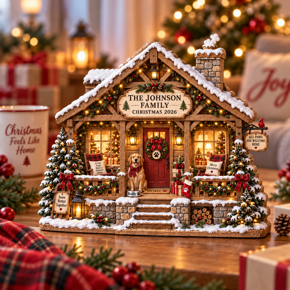 Personalized Christmas Family Wooden Block, Custom Family Name & Year, Pet Christmas House Decor, Gift for Dog Lovers fefe8de1-980e-4f7d-a76c-60e3a0dccc03-Custom-Christmas-Pet-Cabin-Display-Image-Sep-21-2026-03_04_43-PM-2-.png