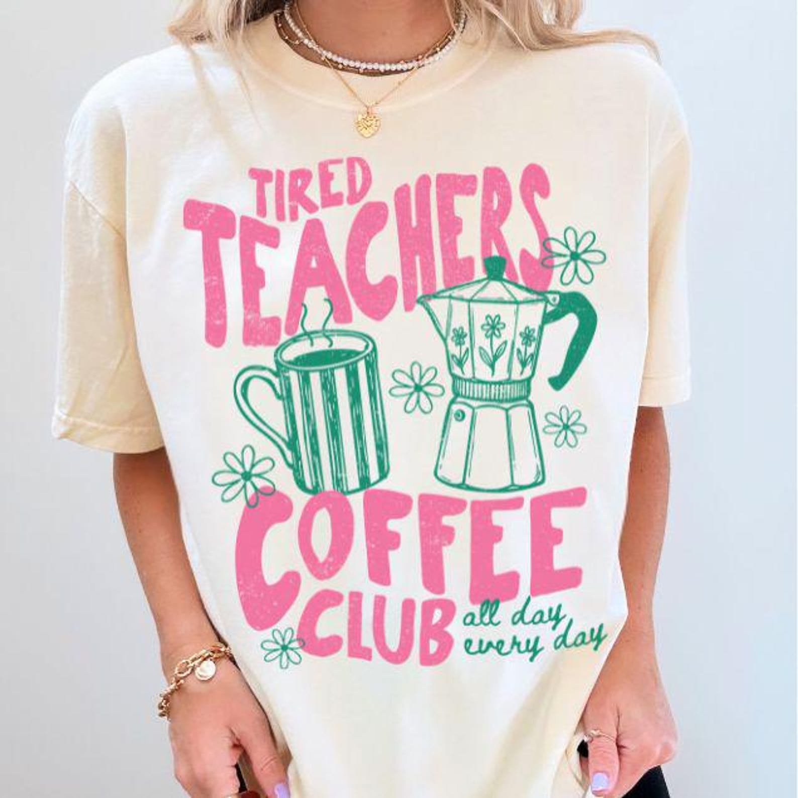 Tired Teachers Coffee Club Graphic Tee, Comfort Colors® Retro Teacher Shirt ff062f9e-4da7-46b9-ae60-7cc46fc3c2a8-1.jpg
