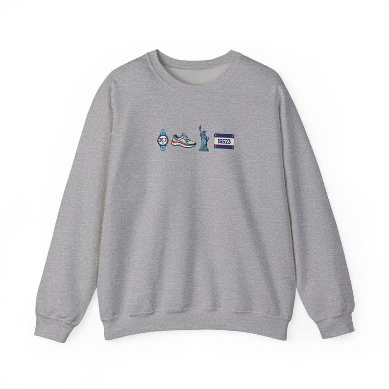 Personalized NYC Running Sweatshirt, Custom Race Bib 26.2 Runner Shirt, New York Finisher Gift, Running Crewneck, Marathon Gift Ideas ff0dba52-fabf-439e-b575-d5e530521039-95.jpg