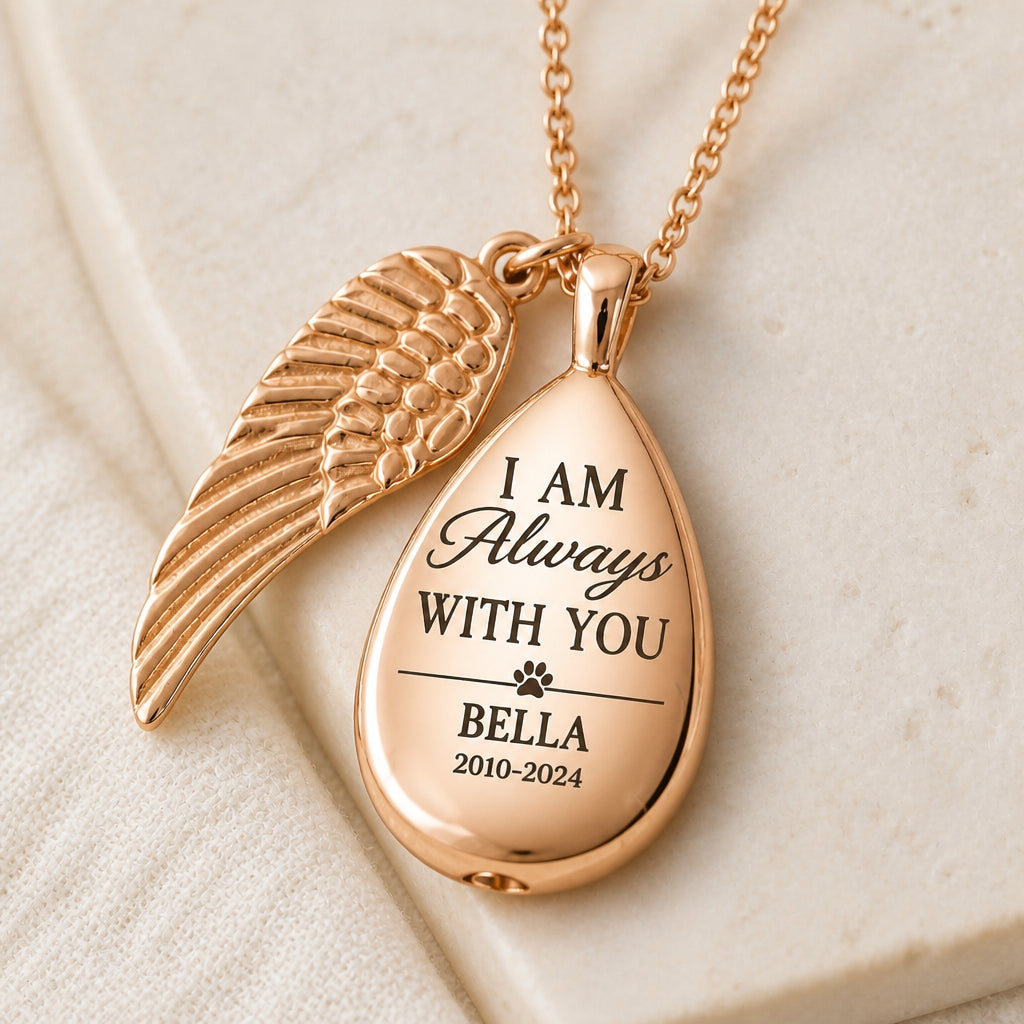 Pet Memorial Custom Necklace – I Am Always With You - Personalized Custom Necklace ff1cb6e2-21ca-4e71-b14f-99ae65367afb.jpg