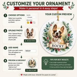 Custom Watercolor Pet Portrait Ornament with Name - Personalized Aluminum Ornament ff319ed1-5916-4252-91c3-0d3451c7f530.jpg