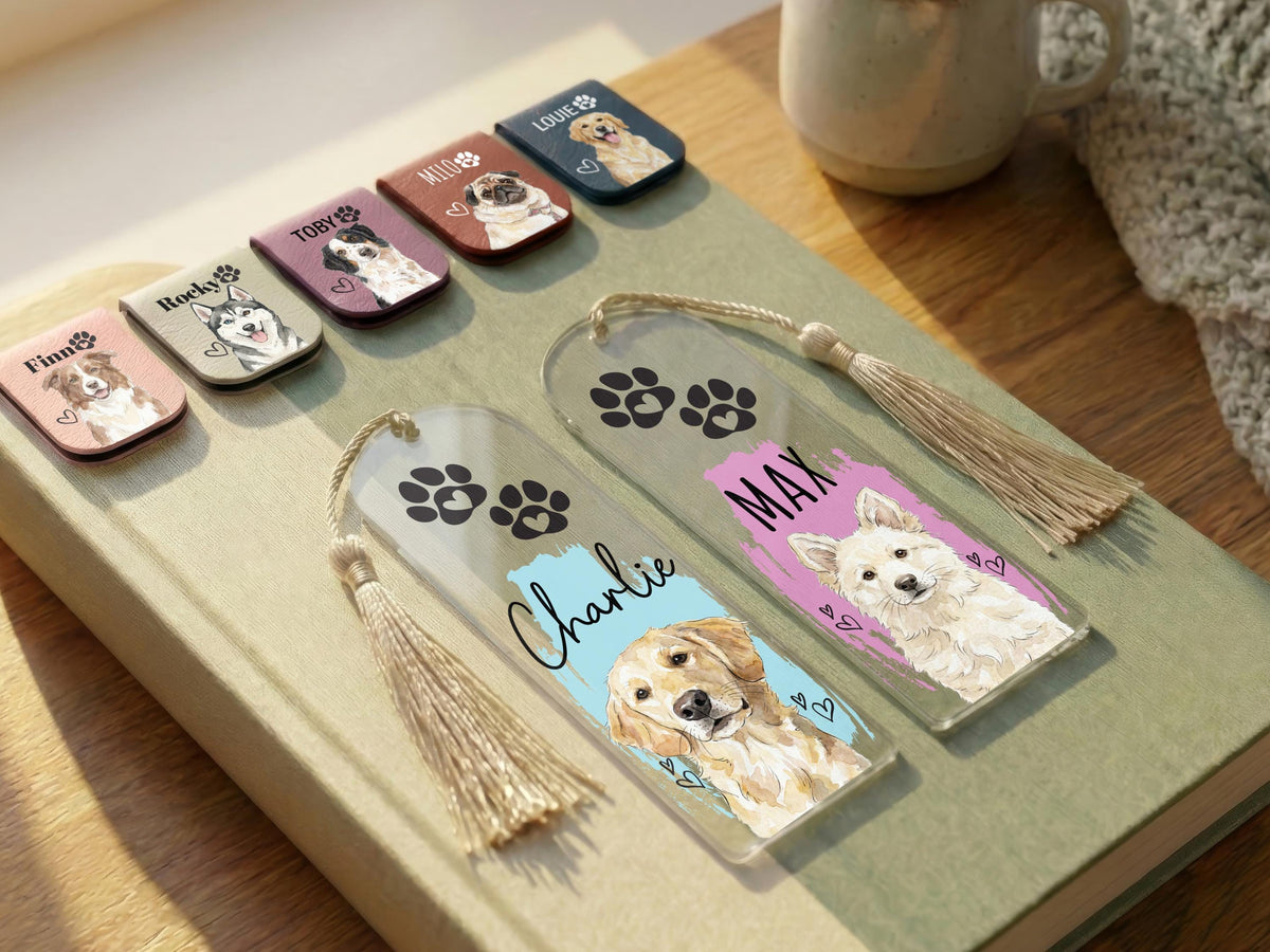 Custom Dog Cat Magnetic Bookmark, Personalized Dog Photo Bookmark, Pet Portrait Leather Bookmark, Pet Remembrance Gift, Pet Book Lover Gifts ff37b8ab-dc83-4ab1-b905-5793c3fad82a-il_fullxfull.7722931532_h48t.jpg