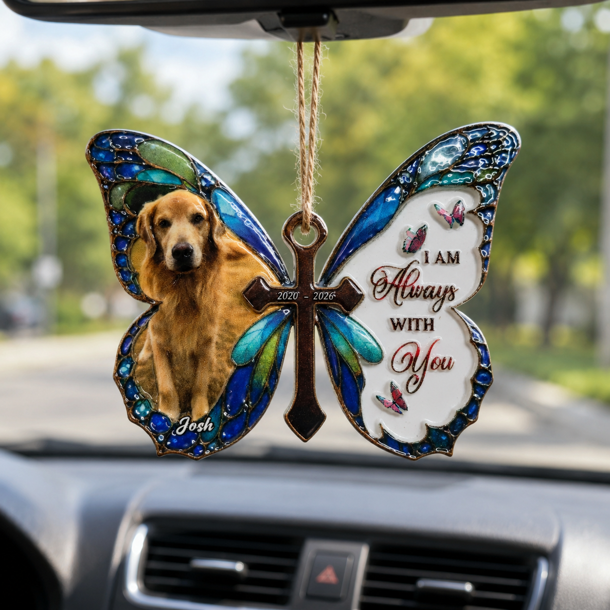 Personalized Pet Memorial Butterfly Real 3D Raised Ornament, Custom Photo Dog Remembrance Car Hanging Keepsake ff83c71a-1fbc-4b68-862f-d3033b0bc2db-banner-1.png