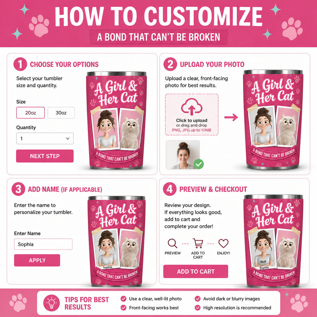 A Girl & Her Cat — Custom Portrait Tumbler - Personalized Tumbler ff915733-cf0e-4e51-a127-65719775b493.jpg