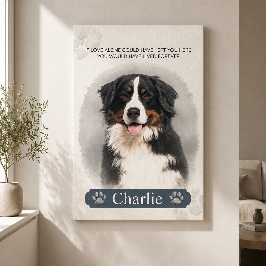 Pet Memorial Watercolor Portrait Canvas – Name + Photo - Personalized Canvas ffa5e03e-20df-495c-86b3-bdae2943a2de.png