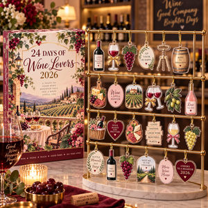 Wine Lovers Advent Calendar 2026, 24 Day Xmas Countdown, Wine Ornaments, Vineyard Holiday Gift, Sommelier Gift for Women, Wine Lover Decor ffb02485-c6ce-47e8-ad89-05936ac95448-98a4deee-0820-46e7-b059-712ec503af52.png