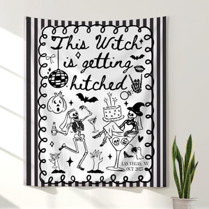Personalized Halloween Bachelorette Banner, Witchy Bachelorette Tapestry for Photo Backdrop, Spooky Bachelorette Party Decor, Bach Halloween ffbb1cd2-5904-4b48-af8c-f51ff63413e4-2.jpg