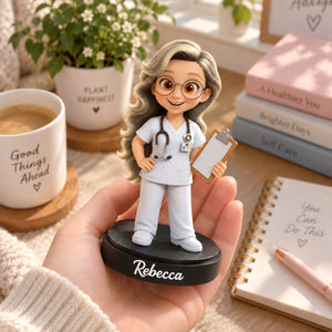 To My Favorite Nurse, Personalized 3D Figurine, GIft for Nurses
