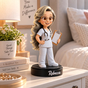 To My Favorite Nurse, Personalized 3D Figurine, GIft for Nurses