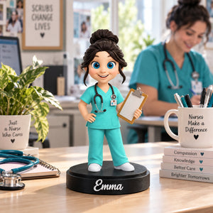 To My Favorite Nurse, Personalized 3D Figurine, GIft for Nurses