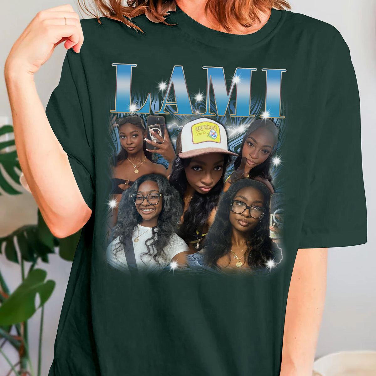 Custom Bootleg Rap Tee, Custom Photo - Vintage Graphic 90s Tshirt, 90s Style, Custom Photo Shirt, Gift For Girlfriend