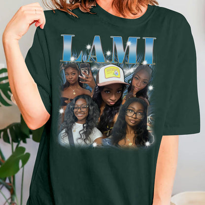 Custom Bootleg Rap Tee, Custom Photo - Vintage Graphic 90s Tshirt, 90s Style, Custom Photo Shirt, Gift For Girlfriend