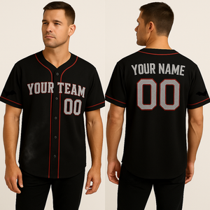 Shadow Fog Halloween Baseball Jersey – Custom Name & Number | Unisex Spooky Sportswear