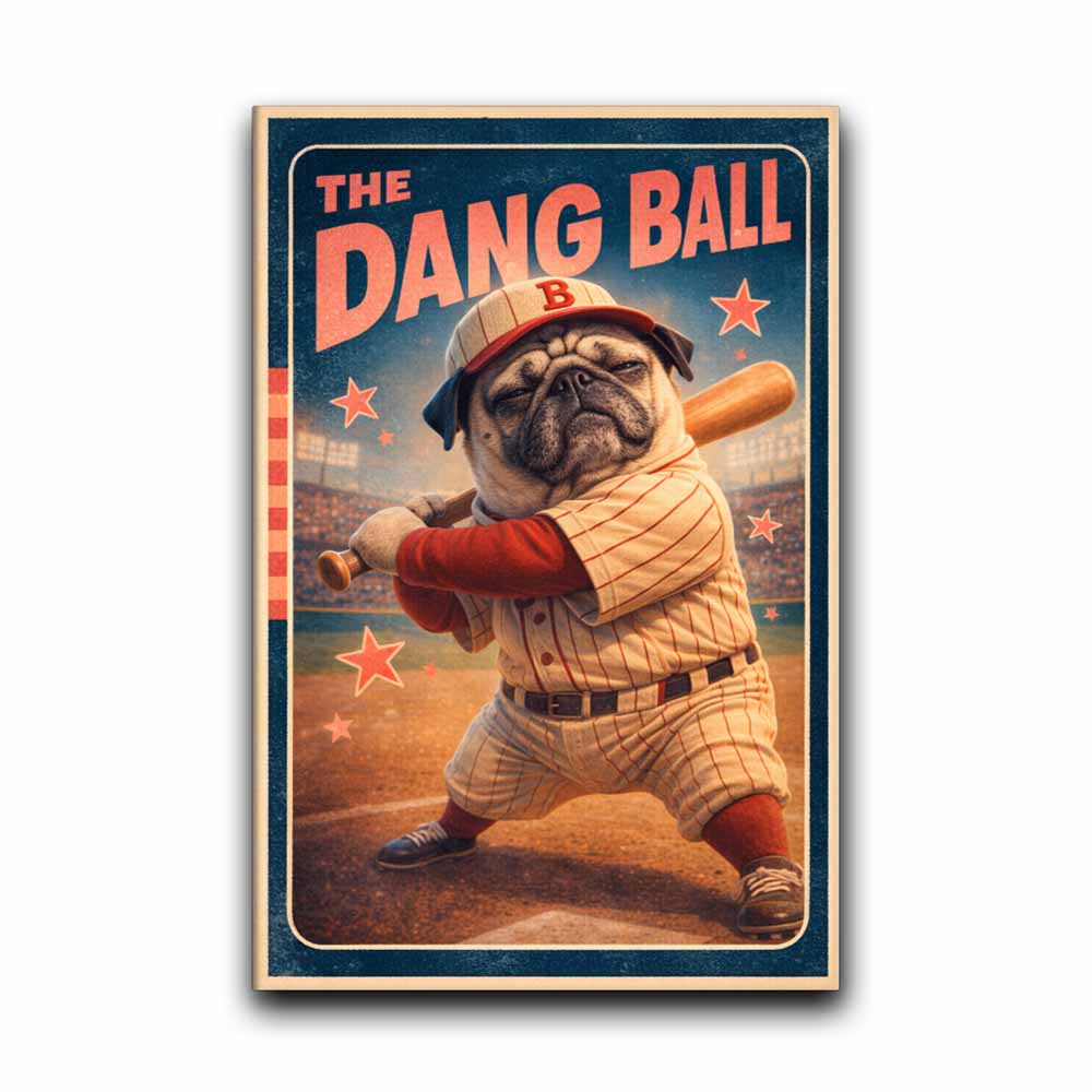 Hit The Dang Ball Baseball Dog Mom Shirt, Game Day Softball Tee, Distressed Dog Face Meme Sport Mom Dog Mom Gift