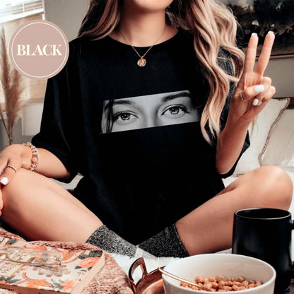 Custom Photo Human Eyes Shirt, Personalised Girlfriend Boyfriend Comfort Colors Shirt, Boyfriend Gifts, My Gf Is Looking At You , Eye Love You , gbat.jpg
