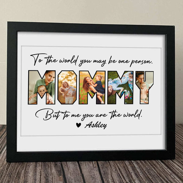 Custom Photo Happy Mother's Day To Mom Picture Frame