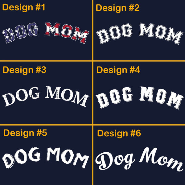 Dog Mom Personalized Custom Dog Backside Shirt