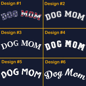 Dog Mom Personalized Custom Dog Backside Shirt