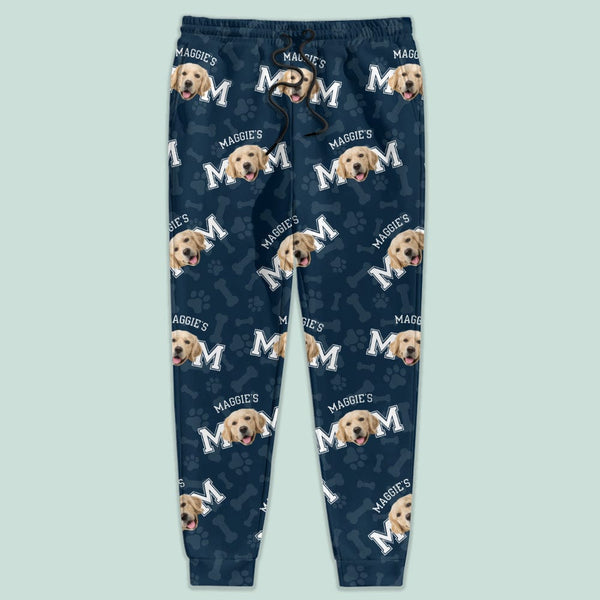 Sweatpants Custom Photo Cat Dog Mom, Print Sweatpants for Women Men