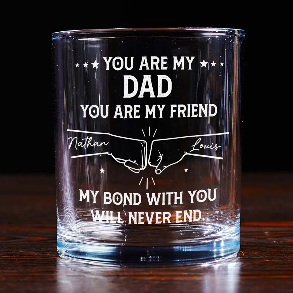 My Bond With You - Personalized Custom Whiskey Glass
