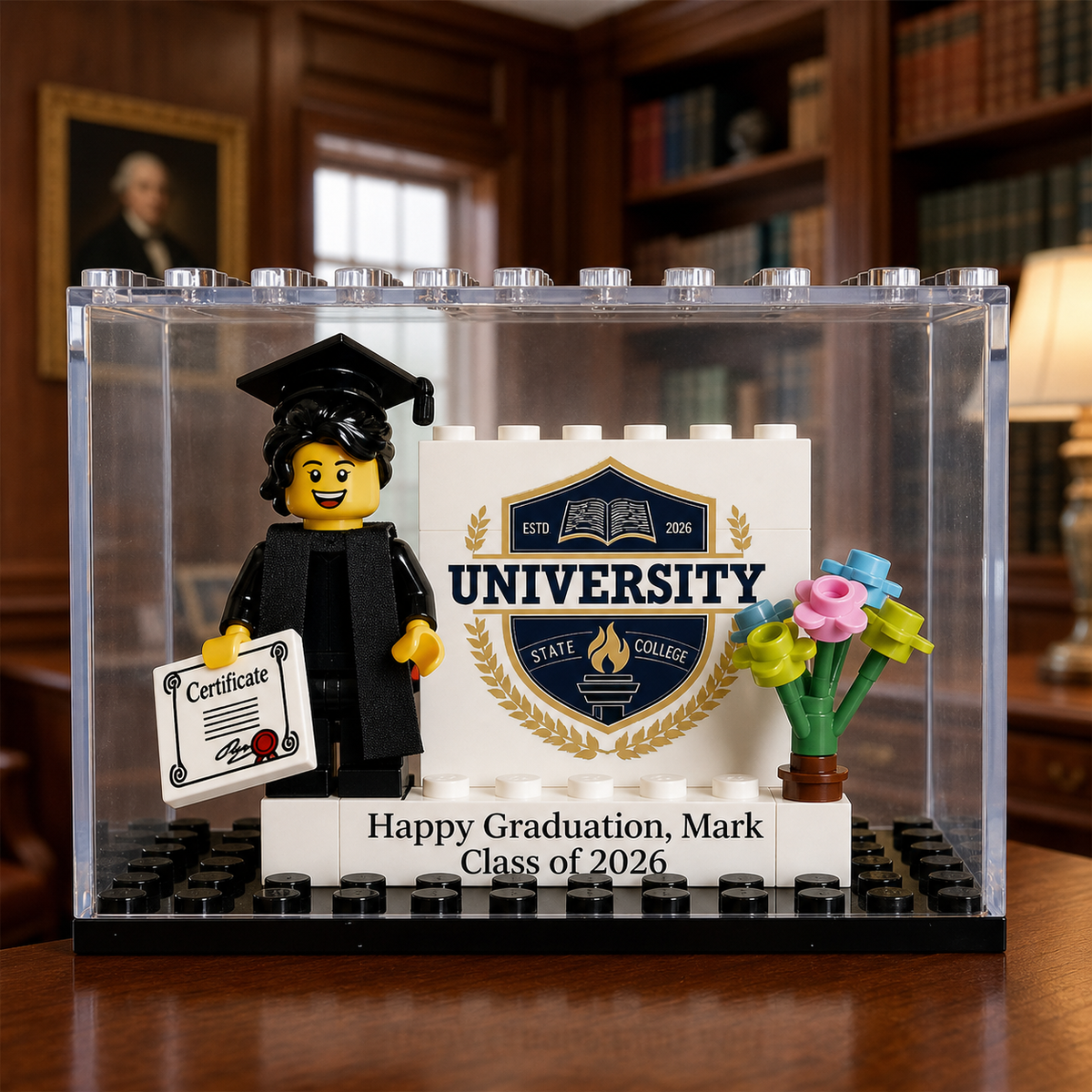 Personalized class of 2026 Graduation Mini Figure Set,Funny Grad Gift for Him or Her | Graduation Gifts