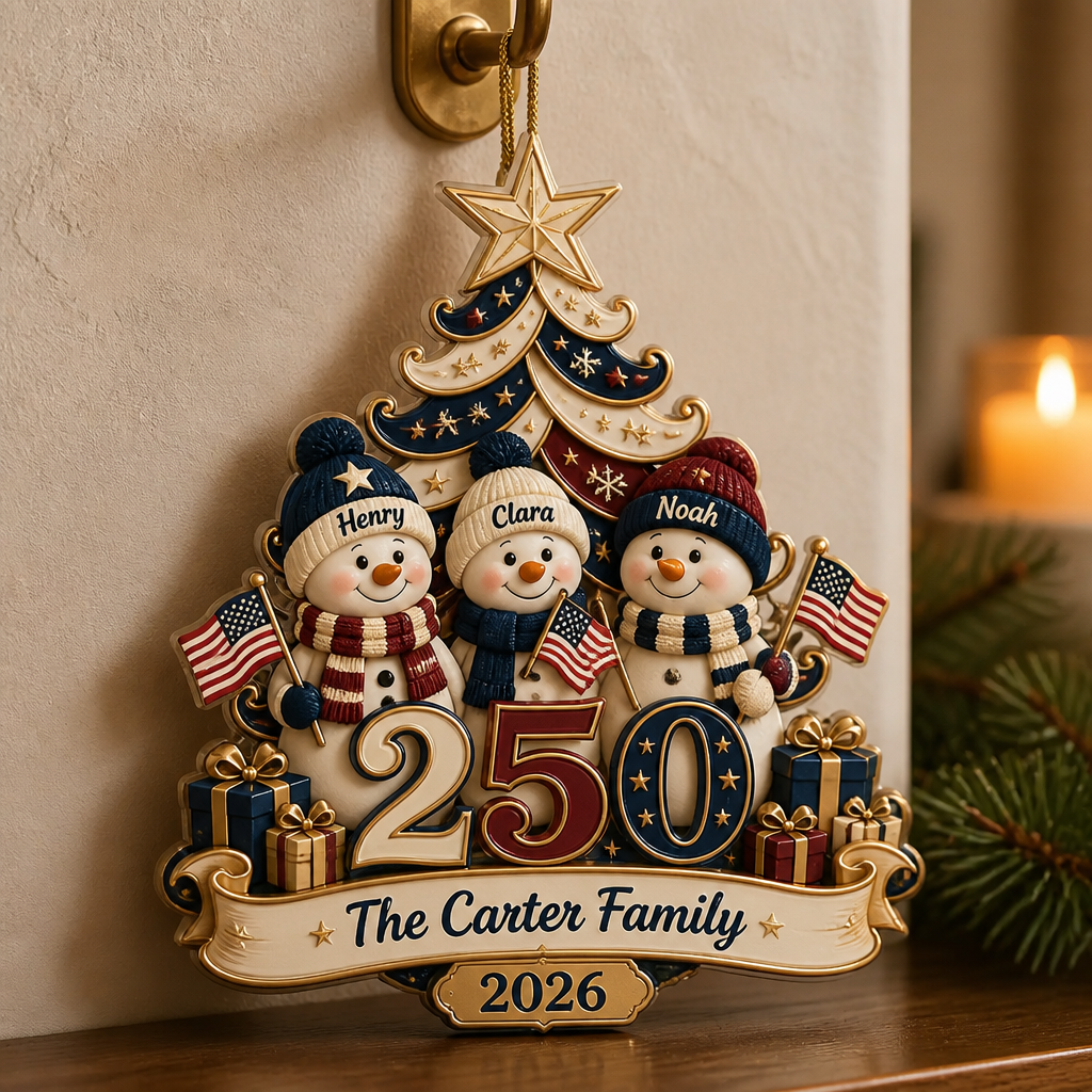 250 The Carter Family 2026 – Personalized Custom Shape Wood and Acrylic Ornament – Christmas Gift hero-6a9a4496f486fc7a754616ed.png