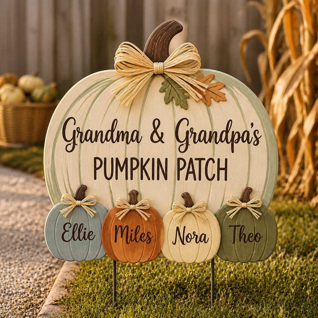 Grandma & Grandpa's – Personalized Yard Sign – Fall Gift hero-6a9a4560f486fc7a754616f4.png