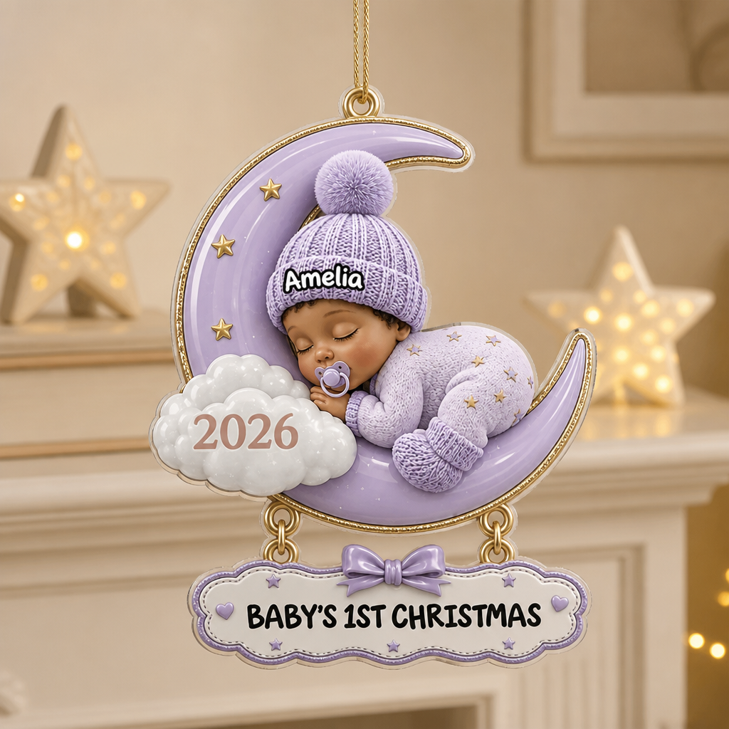 Baby's 1st Christmas – Personalized Personalized 3D Ornament – Christmas Gift hero-6a9a457bf486fc7a754616f8.png