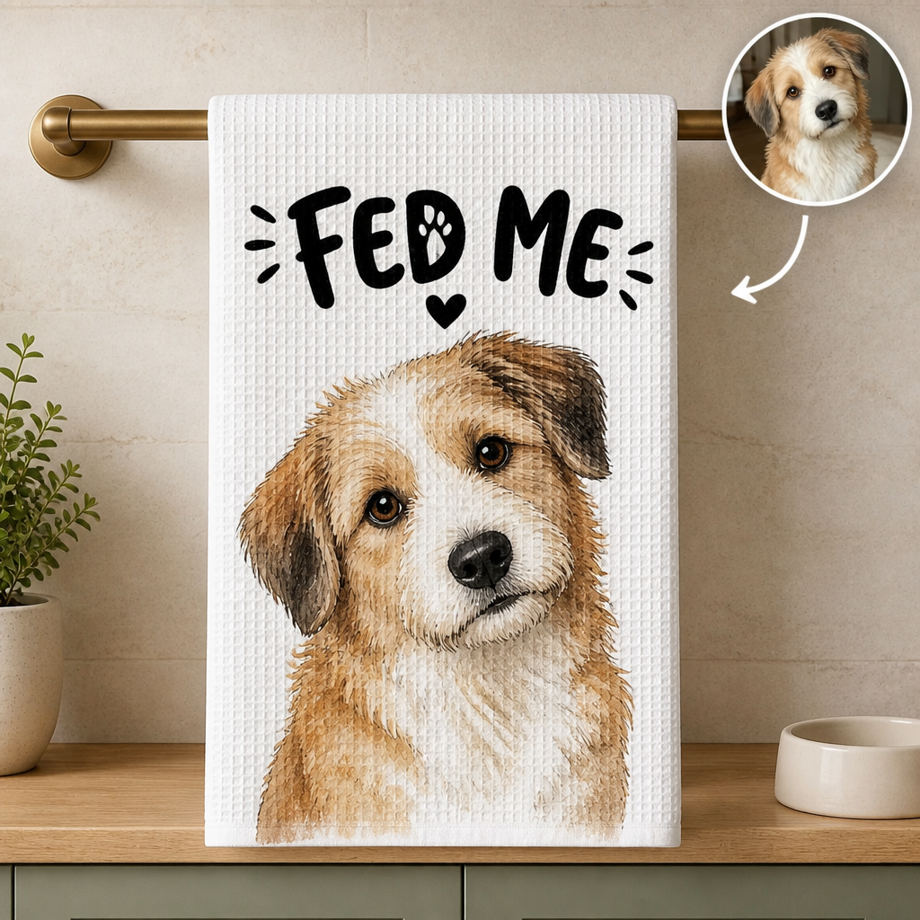 Feed Me – Personalized Photo Kitchen Towel – Birthday Gift hero-6a9a726c2d01afd238dcfebf.png