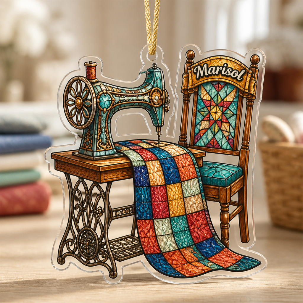 Marisol – Personalized Custom Shape Wood and Acrylic Ornament – Sewing Lover Gift hero-6a9a76af3e57c4bb9b9b1f64.png