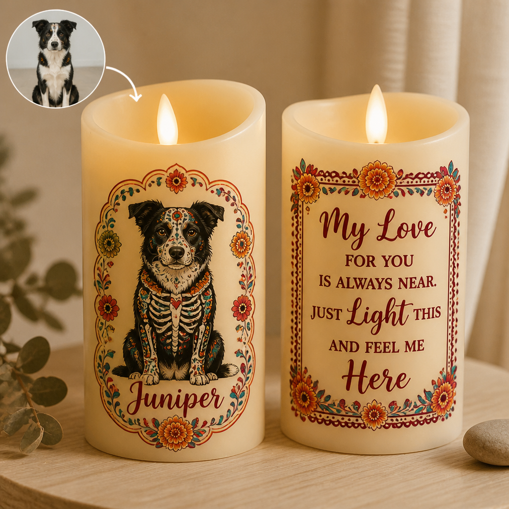 My Love – Personalized Photo Custom Led Flameless Candle – Dog Lover Gift hero-6a9a7a148cf5e768c7204dac.png