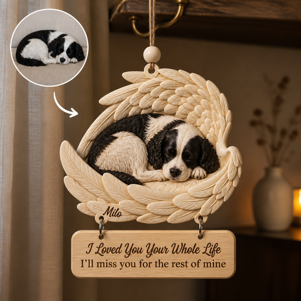 Loved you your whole life – Personalized Photo Personalized 3D Ornament – Pet Loss Gift hero-6a9b7c72a3125b38d225597e.png