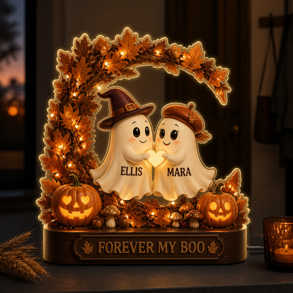 Forever My Boo – Personalized Custom Shape Acrylic Light Box – Halloween Gift hero-6a9b7c8ea3125b38d2255980.png