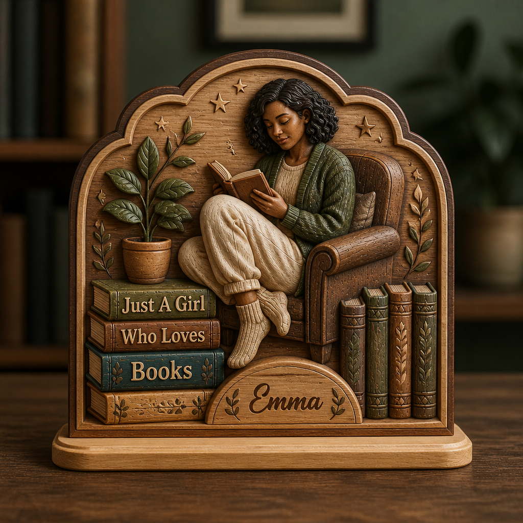 Just A Girl Who Loves Books – Personalized 2-Layer Standing Wooden Plaque – Reading Lover Gift hero-6a9f7827b497a020d58bbe17.png