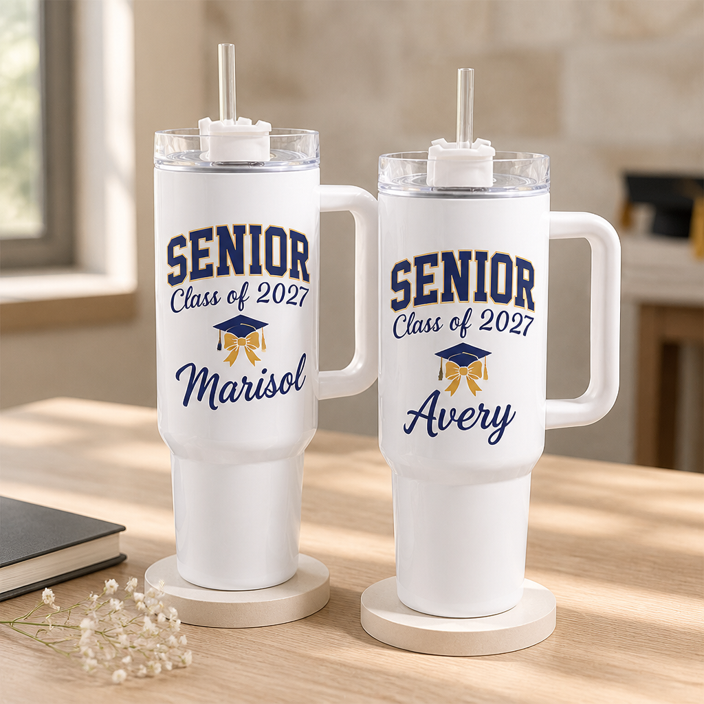 Personalized Name Senior Class of 2027 Tumbler 40oz Senior Gift hero-6a9fcc0f80da8929c66e446f.png