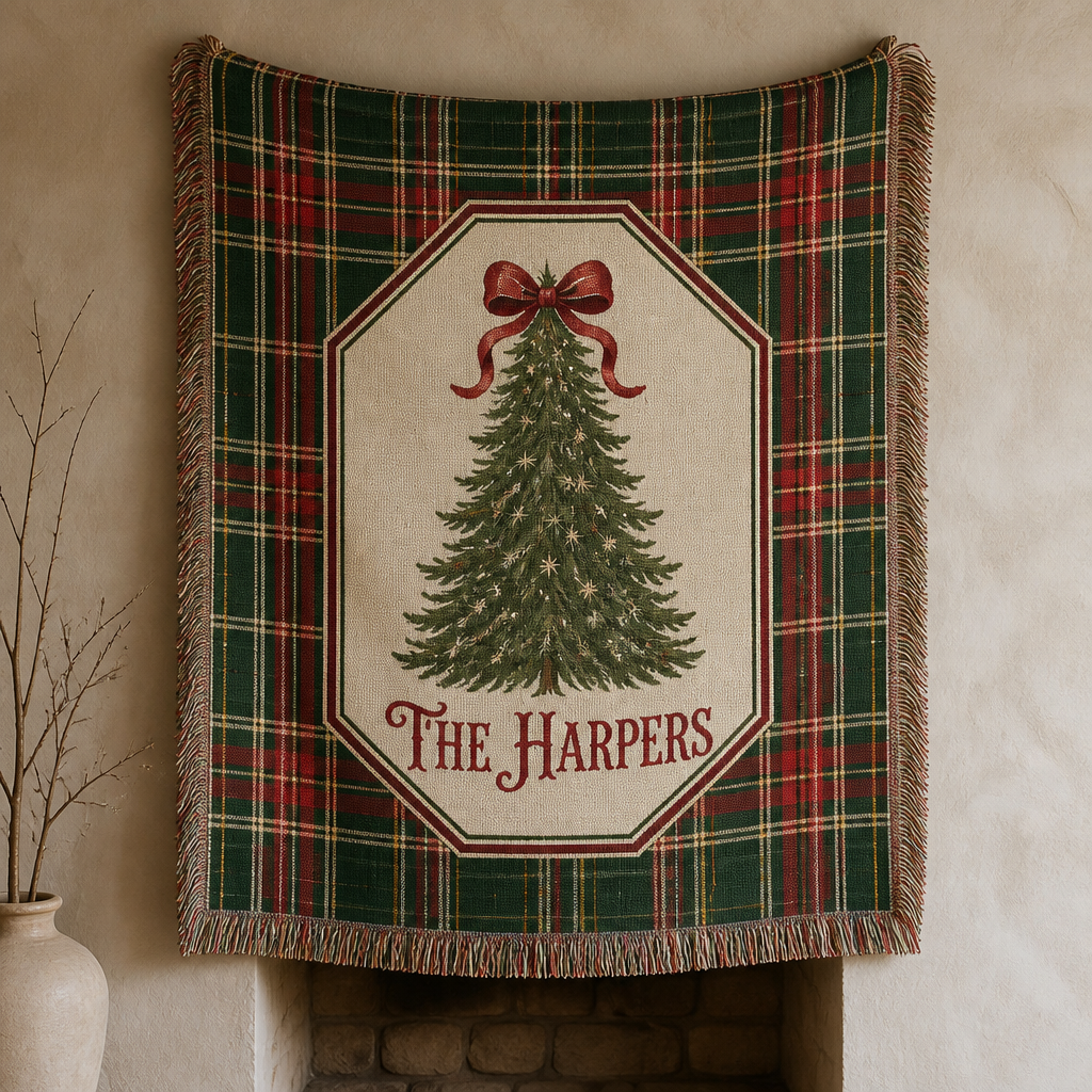The Hartwells – Personalized Woven Throw Blanket – Christmas Gift hero-6aa216fa1093796ef5b3209a.png