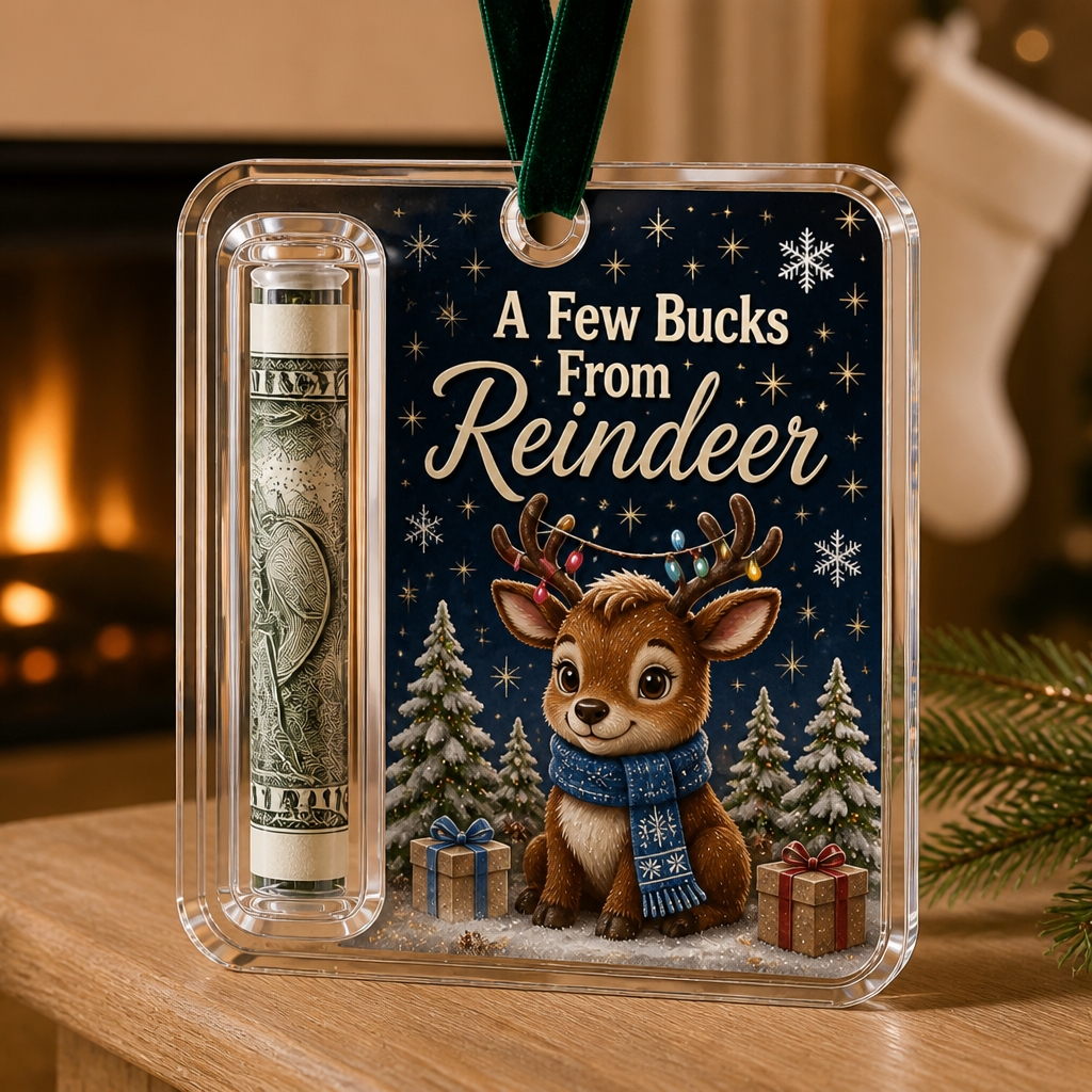 A Little Reindeer Cash – Custom Shape Money Holder Card – Christmas Gift hero-6aa2171d1093796ef5b320a0.png