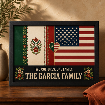 Two Cultures. One Family. – Personalized Picture Frame – Family Gift hero-6aa22bc6b0819151a2439479.png