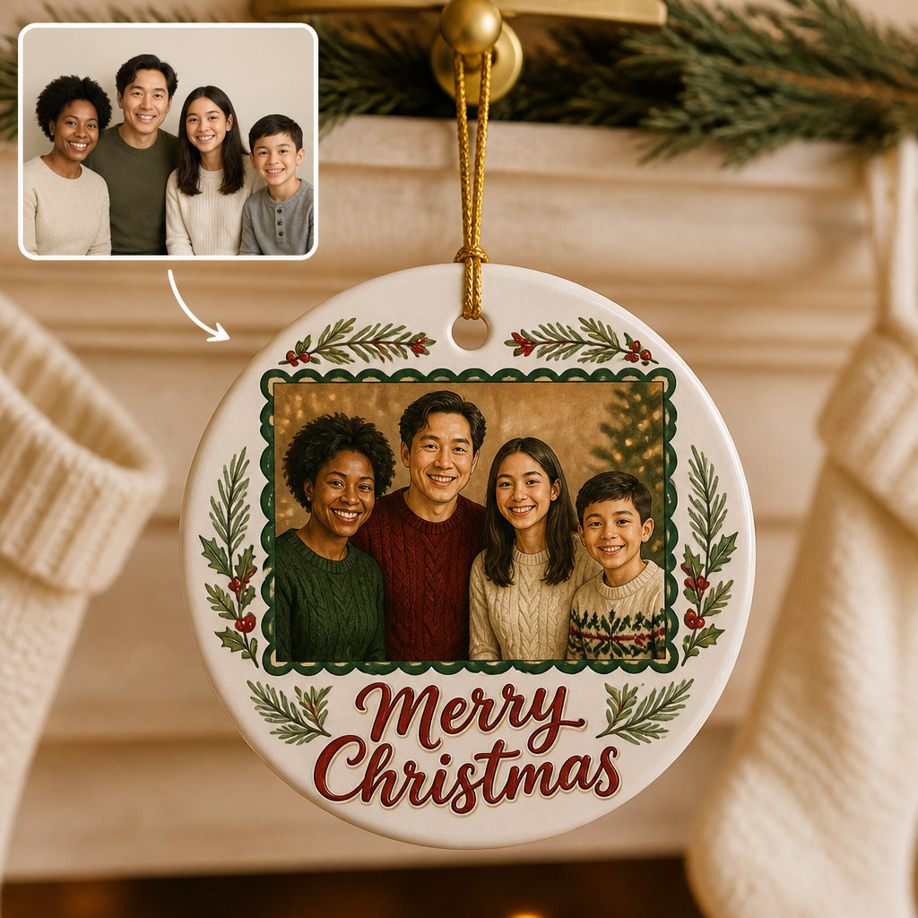 Merry Christmas – Personalized Photo Ornament – Christmas Gift hero-6aa22f17108124981b02f8dc.png