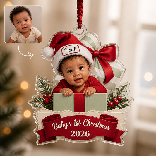 Baby’s 1st Christmas 2026 – Personalized Photo Personalized 3D Ornament – Christmas Gift hero-6aa26fc9795d282c7f31526b.png